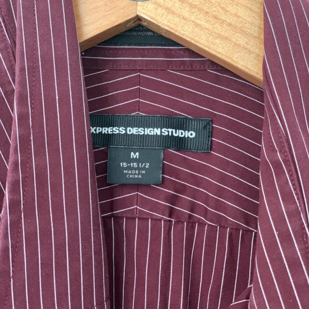 Express Design Studio Dress Shirt,Medium - Picture 2 of 2